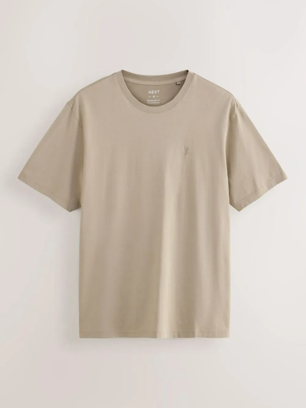 Next Blue/Green/Neutral/Brown Regular Fit T-Shirts 4 Pack