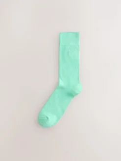 Hot Next 8 Pack Embroidered Lasting Fresh Socks Blue/Green/Purple