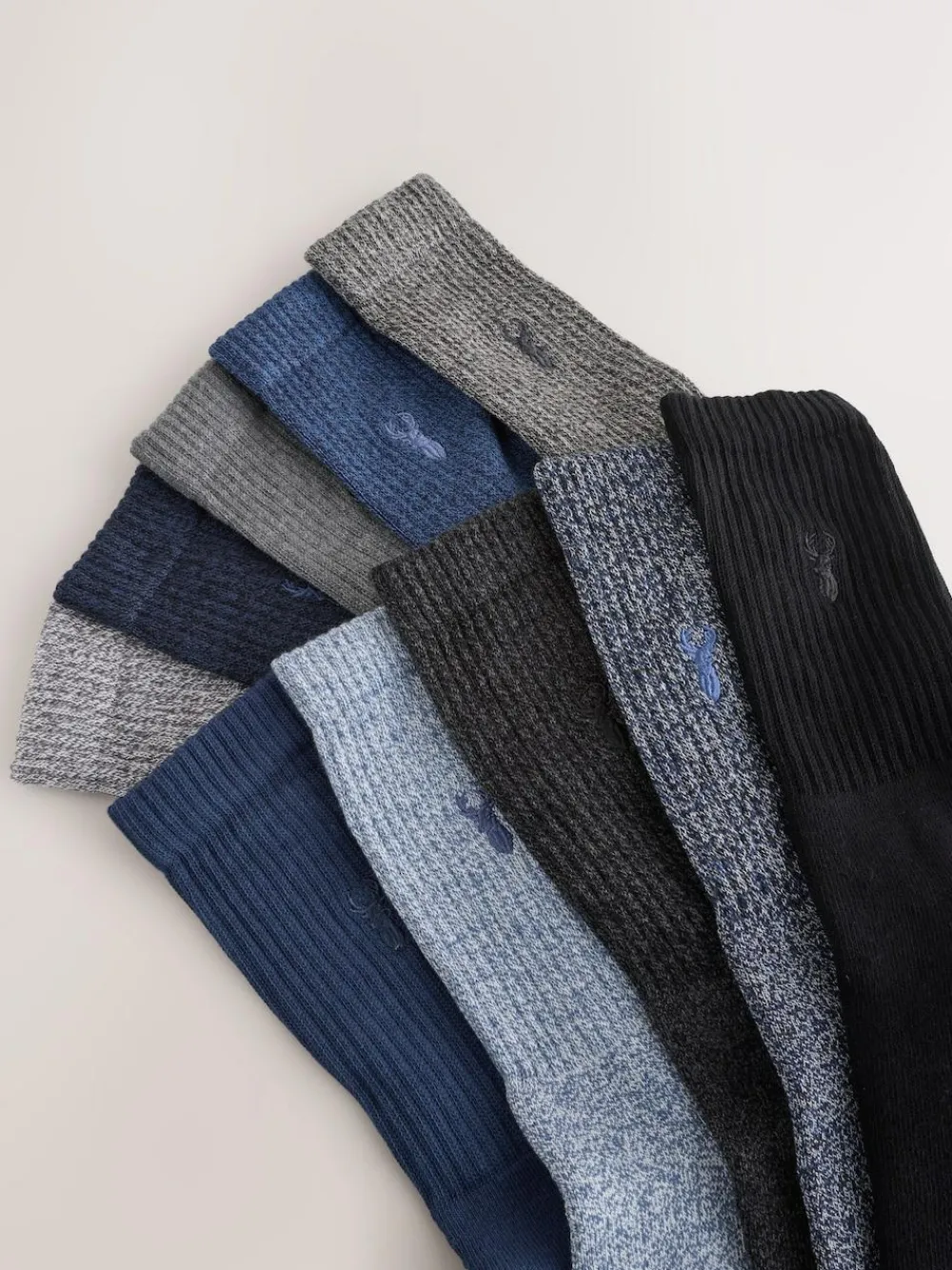 Next Stag Embroidered Heavyweight Socks 10 Pack^ Nightwear|Socks