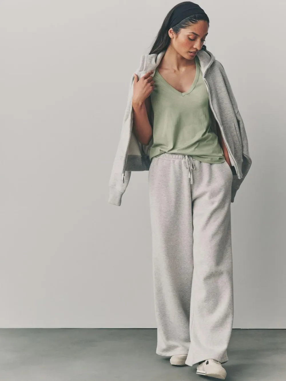 Next Blue/Mauve/Pastel Green Slouch Vests 5 Pack^Women Nightwear