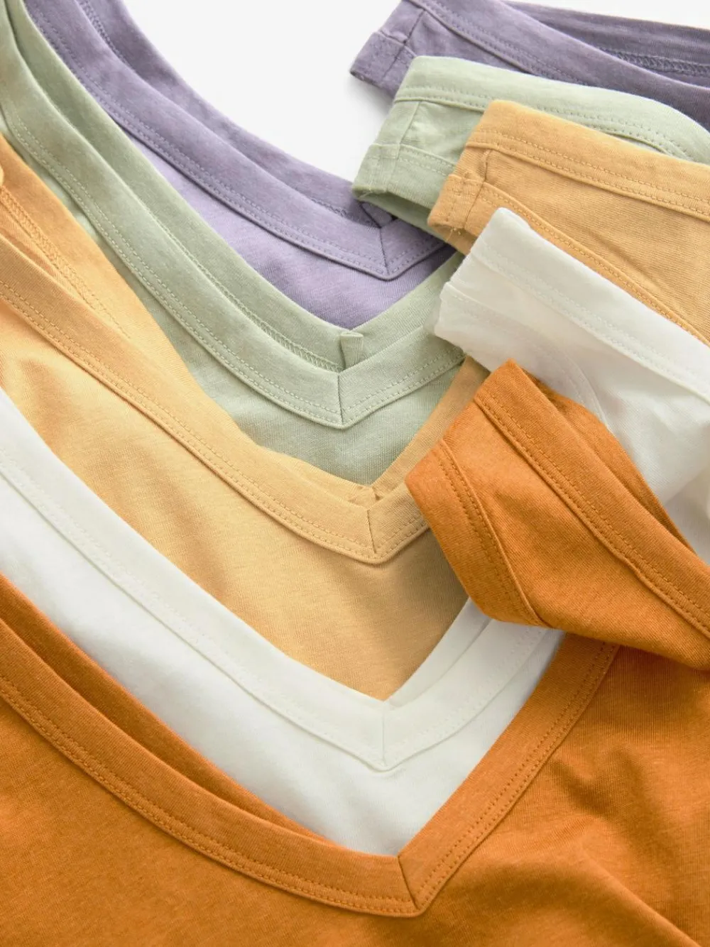 Next Blue/Mauve/Pastel Green Slouch Vests 5 Pack^Women Nightwear