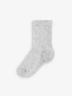 Sale Next Cotton Rich Fine Rib Socks 7 Pack Blue/Navy