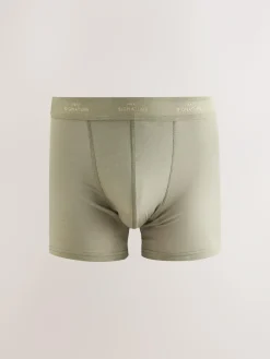 Hot Next Signature Cotton Rich Boxers 4 Pack Blue/Neutral/Green