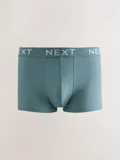 New Next Blue/Purple/Red 10 pack Cotton Rich Blend Hipsters Boxers