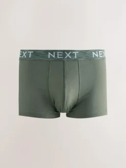 New Next Blue/Purple/Red 10 pack Cotton Rich Blend Hipsters Boxers