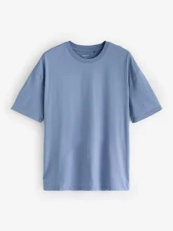 Next Essential Cotton T-Shirts Relaxed Fit 5 Pack^ Nightwear|Tops & T-Shirts