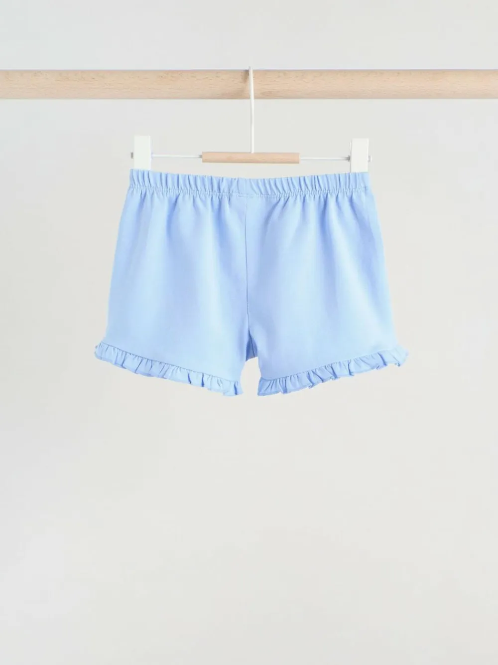 Next Blue/White Floral Baby Frill T-Shirt and Shorts Set 6 Piece (0mths-2yrs)^ Shorts|Tops