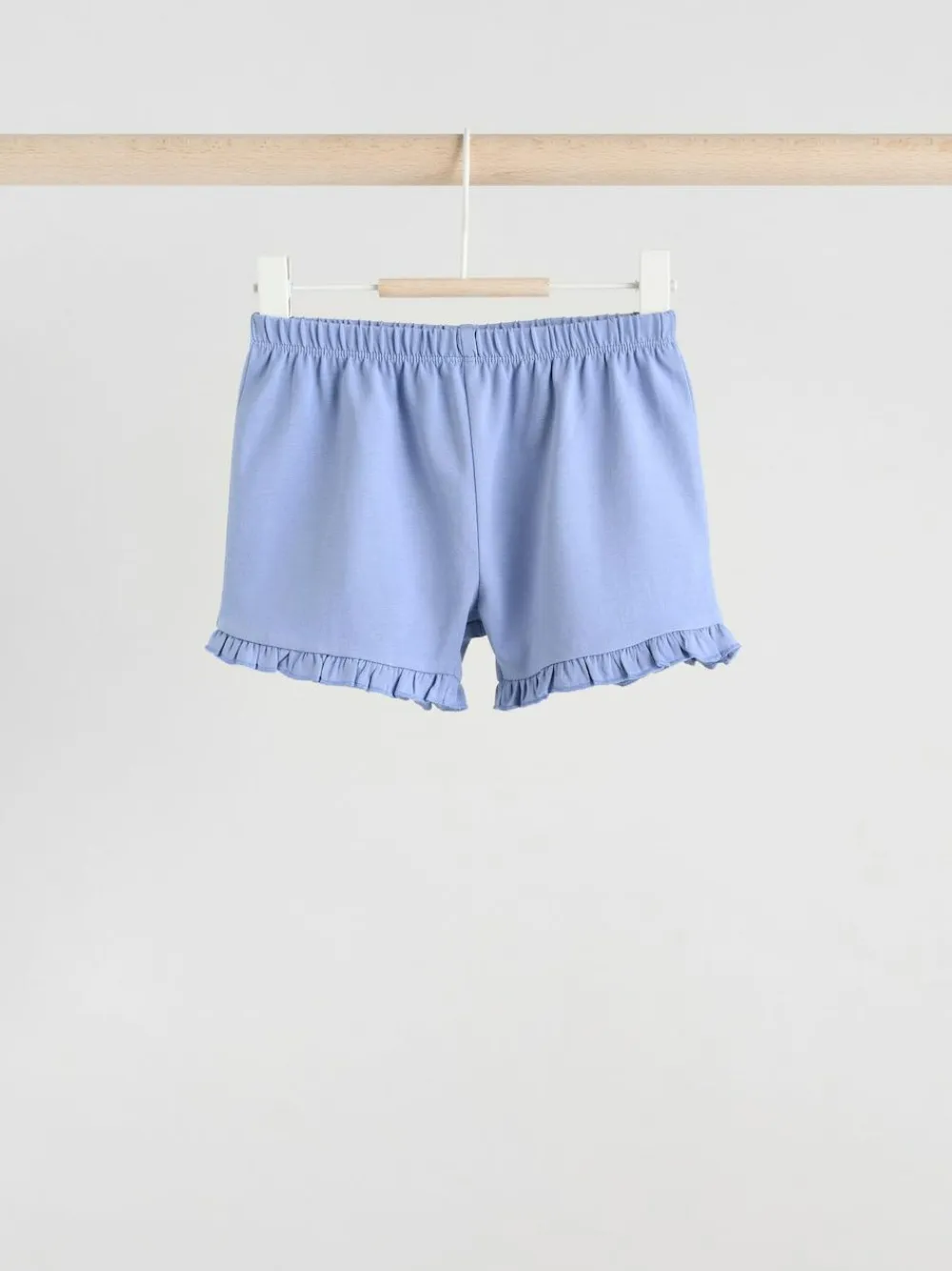 Next Blue/White Floral Baby Frill T-Shirt and Shorts Set 6 Piece (0mths-2yrs)^ Shorts|Tops