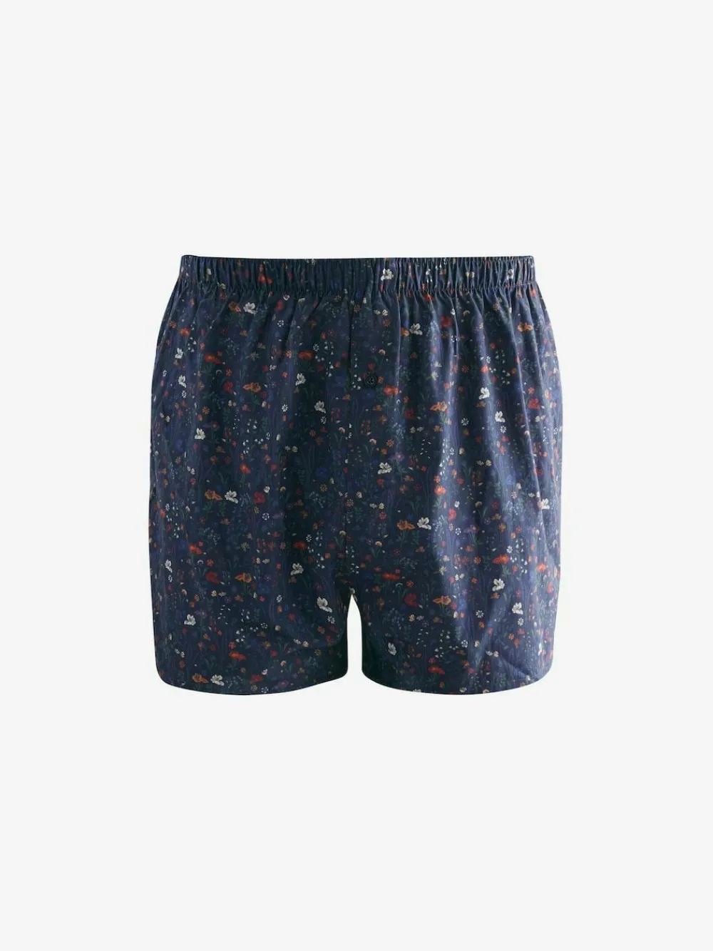 Next Blue/White/Green Floral 4 pack Woven Pure Boxers^ Underwear|Underwear