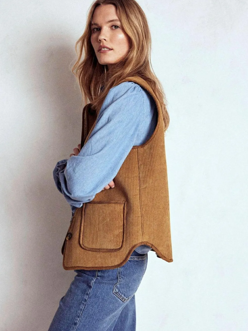 Boden Clerkenwell Reversible Gilet^Women Coats & Jackets|Coats & Jackets
