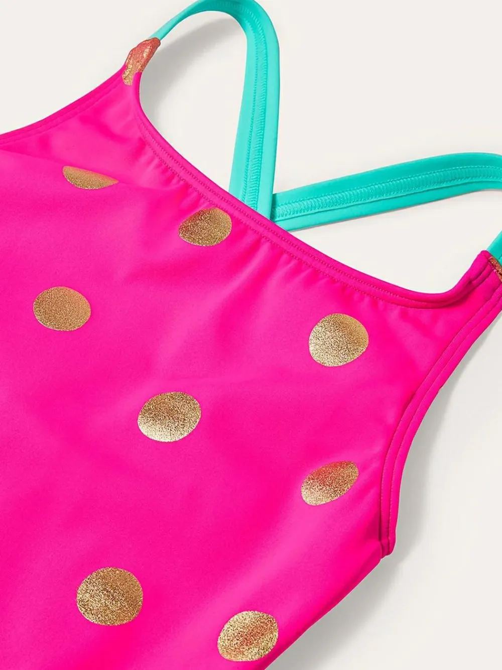 Boden Pink Cross Back Printed Swimsuit^ Swimwear|Swimwear