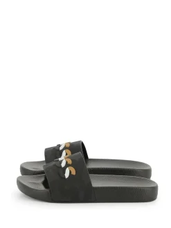 BOSS Black Logo Sliders With Touch Fastening^BOY Nightwear