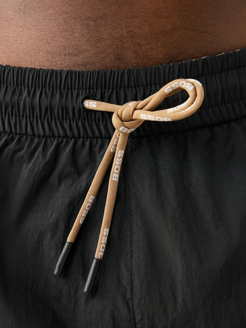 Best BOSS Mooneye Logo Swim Shorts Black