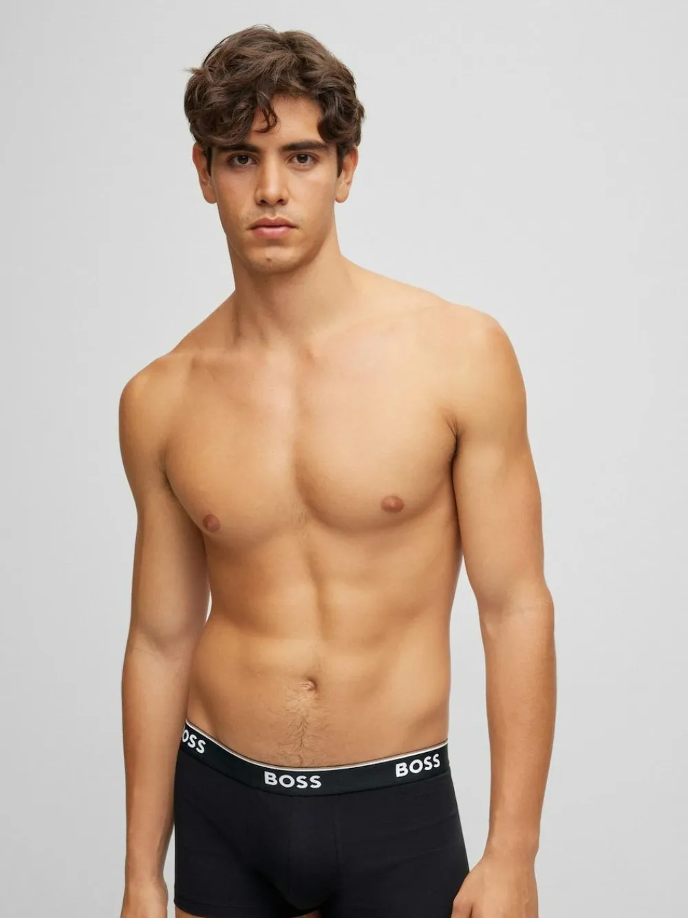 Clearance BOSS Black Power Stretch Cotton 3 Pack Boxers