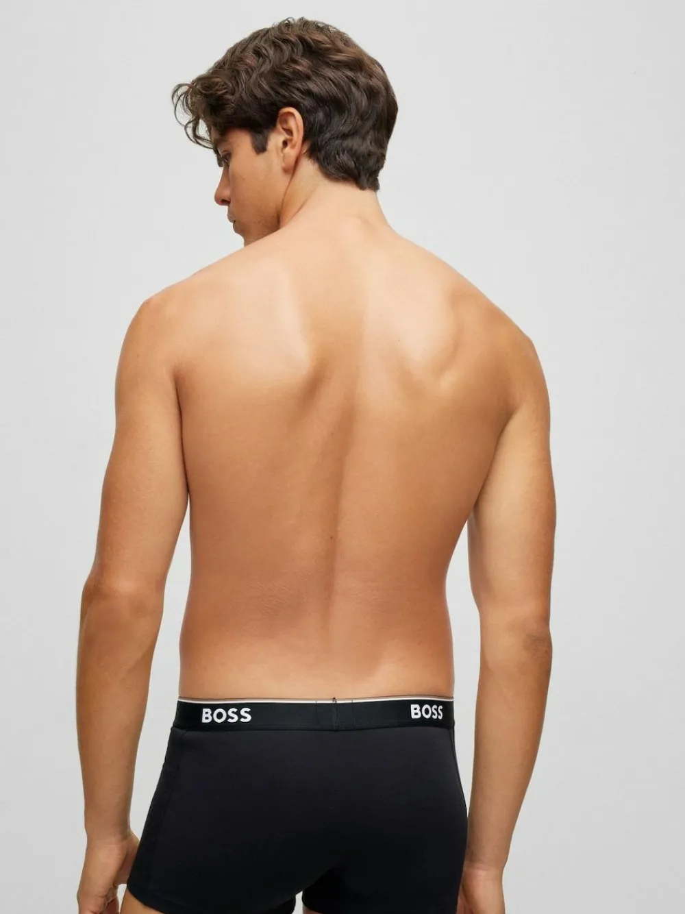 Clearance BOSS Black Power Stretch Cotton 3 Pack Boxers