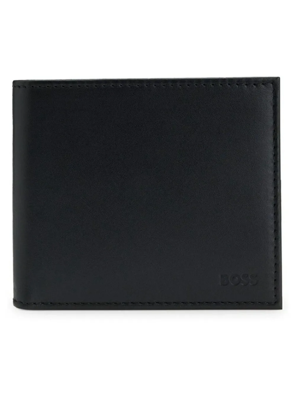 Clearance BOSS Black Randy Signature Logo Billfold Wallet