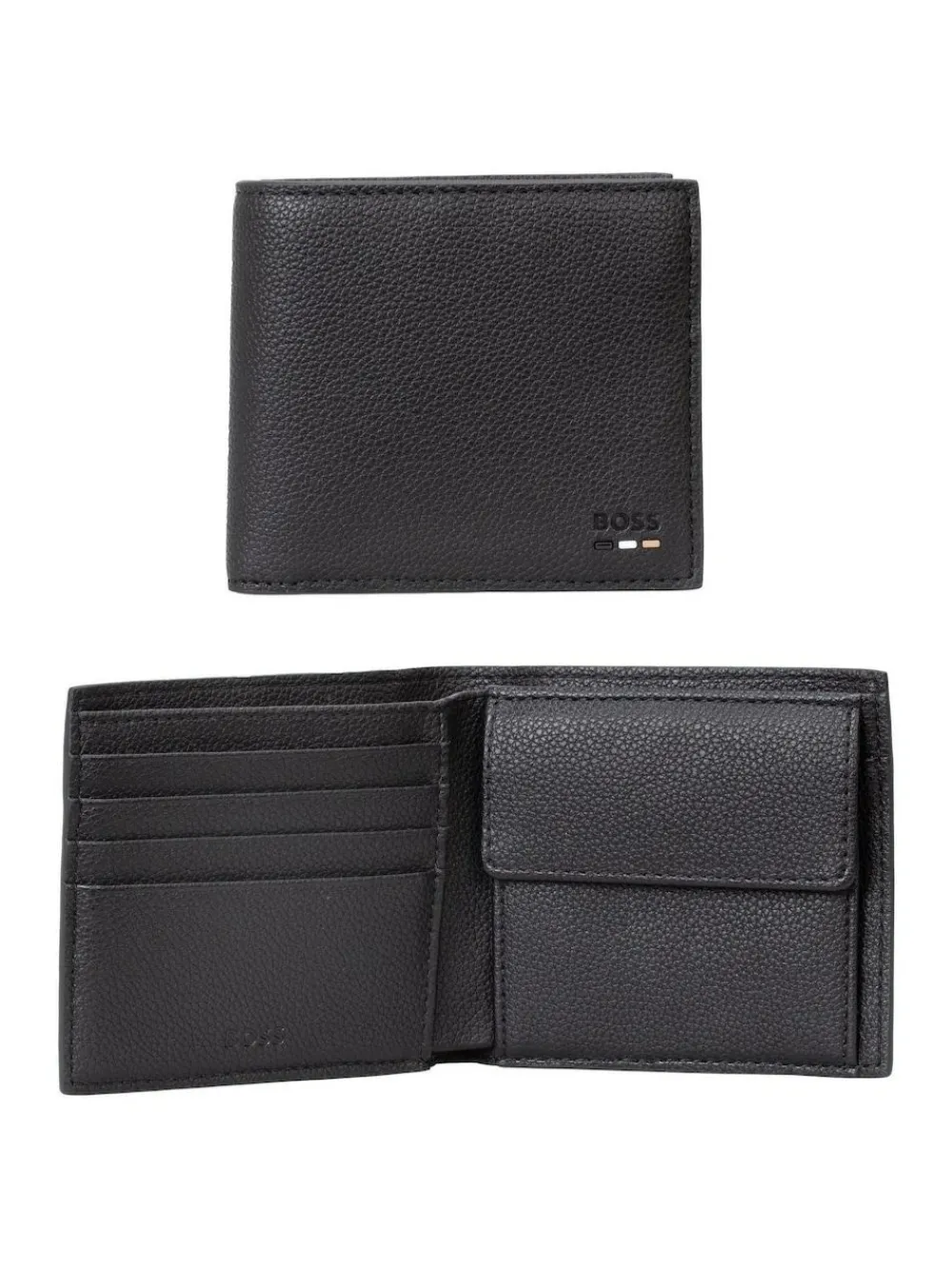 BOSS Black Signature Logo Ray Billfold Wallet^ Wallets