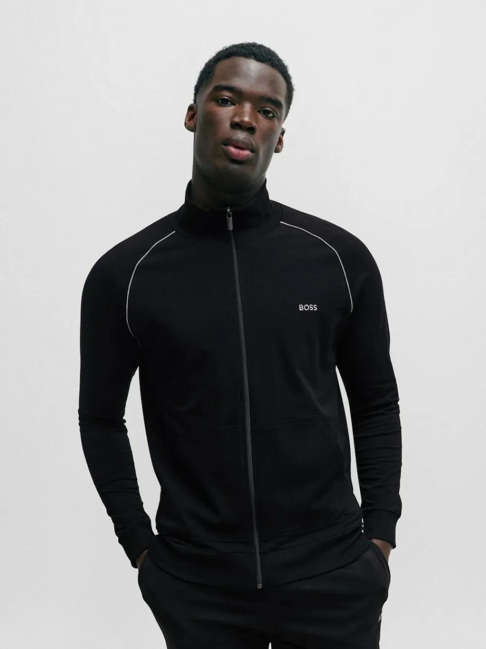 BOSS Stretch Cotton Jacket^ Sweatshirts & Hoodies|Sweatshirts & Hoodies