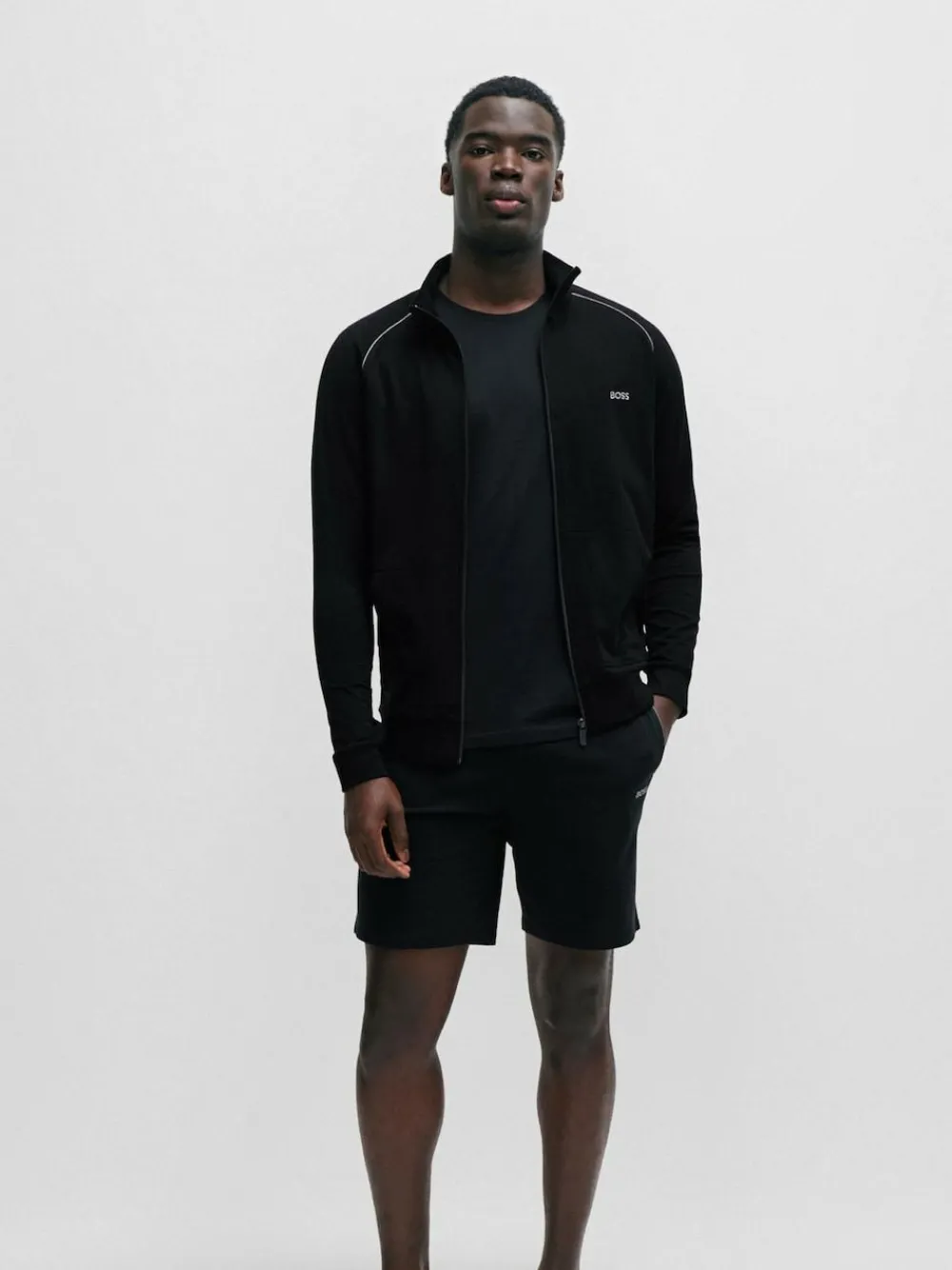 BOSS Stretch Cotton Jacket^ Sweatshirts & Hoodies|Sweatshirts & Hoodies
