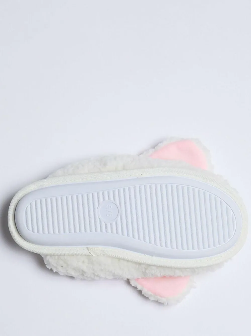 Boux Avenue White Dog Borg Mules^Women Slippers