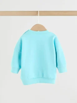 Online Next Bright Blues Baby Sweatshirt and Joggers Set 6 Piece (0mths-3yrs)
