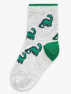Best Next Bright Dino 10 Pack Cotton Rich Socks