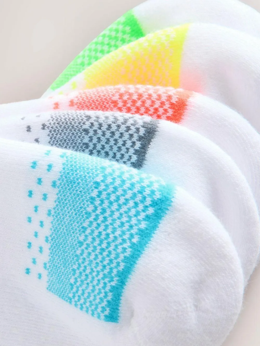 Next Cushioned Footbed Sports Trainers Socks 5 Pack^BOY Socks
