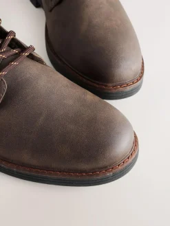 Hot Next Borg Lined Cord Trim Boots Brown