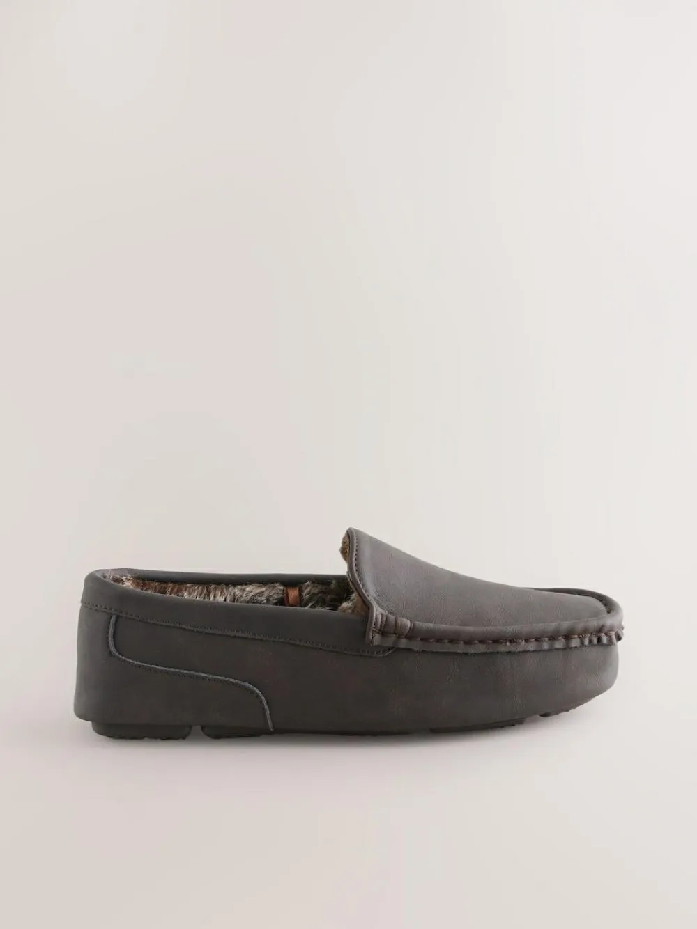 Next Faux Fur Lined Moccasin Slippers^ Slippers|Slippers