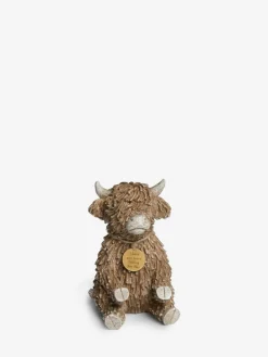 Next Brown Hamish the Highland Cow TV Remote Control Holder^ Storage & Organisation|Ornaments