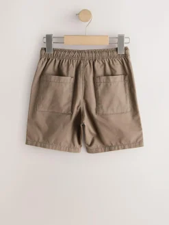Next Brown Regular Fit Shorts (3-16yrs)