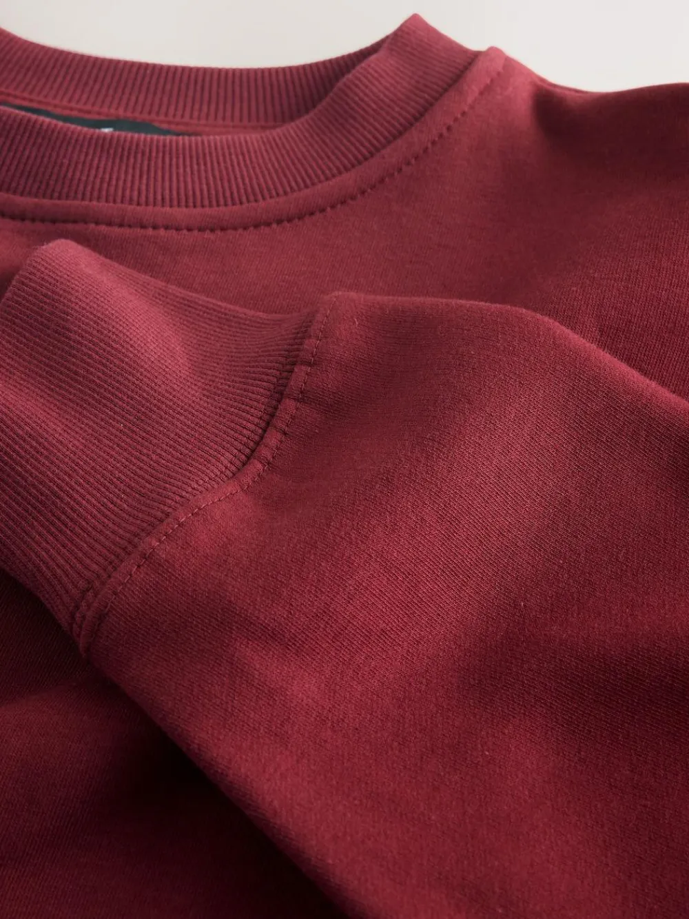 Sale Next 2-In-1 Sweatshirt With Satin Midi Skirt Burgundy Red