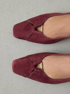 Next Leather Cutout Hardware Detail Slingback Heels^Women Wide Fit & Extra Wide Fit|Heels
