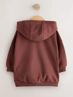 Next Burgundy Red Long Sleeve Printed Hoodie (3mths-7yrs)^BOY Sweatshirts & Hoodies|Sweatshirts & Hoodies