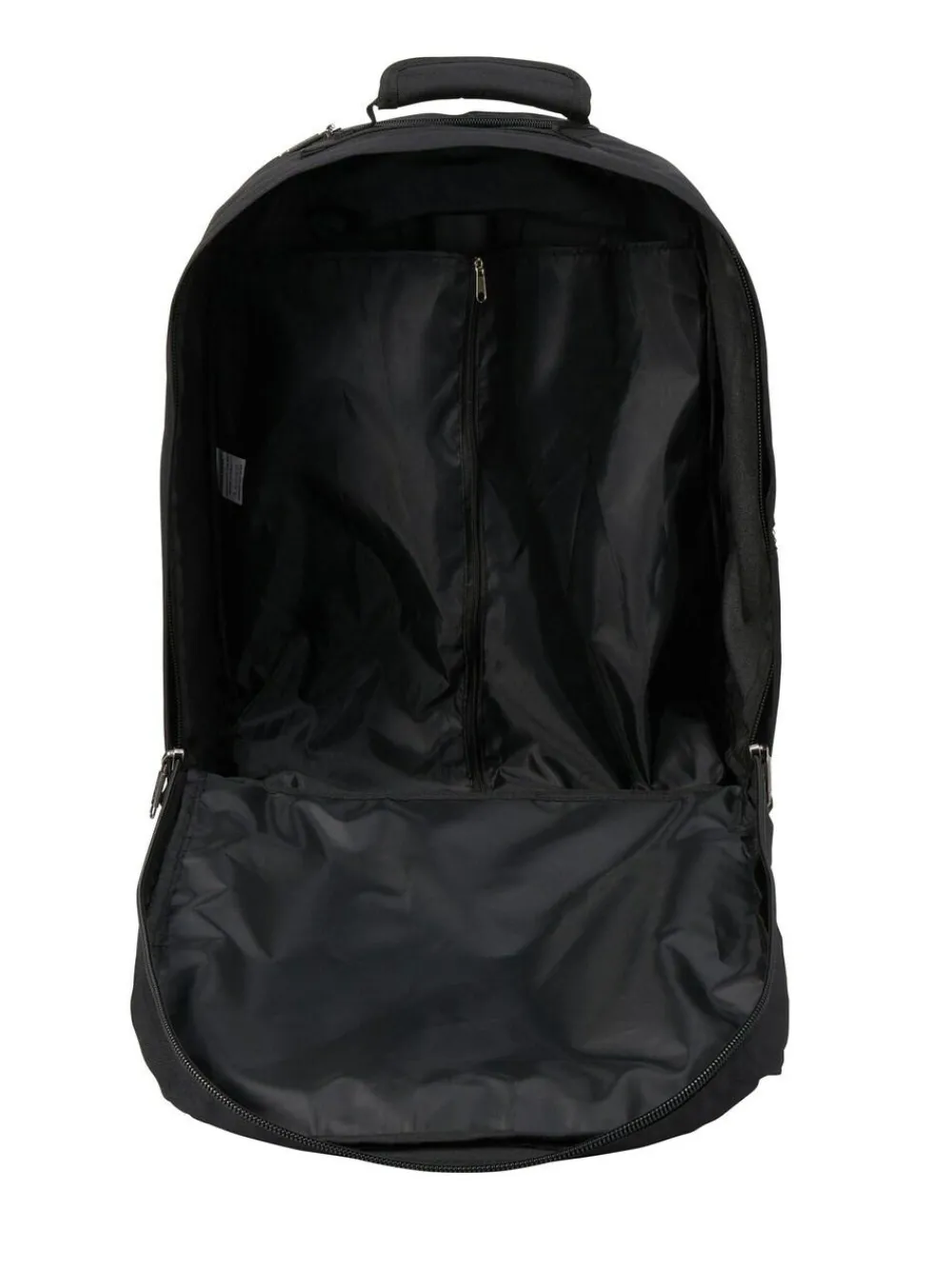 Sale Cabin Max Metz Underseat Hybrid 30 Litre Trolley Bag and Backpack Dark Black