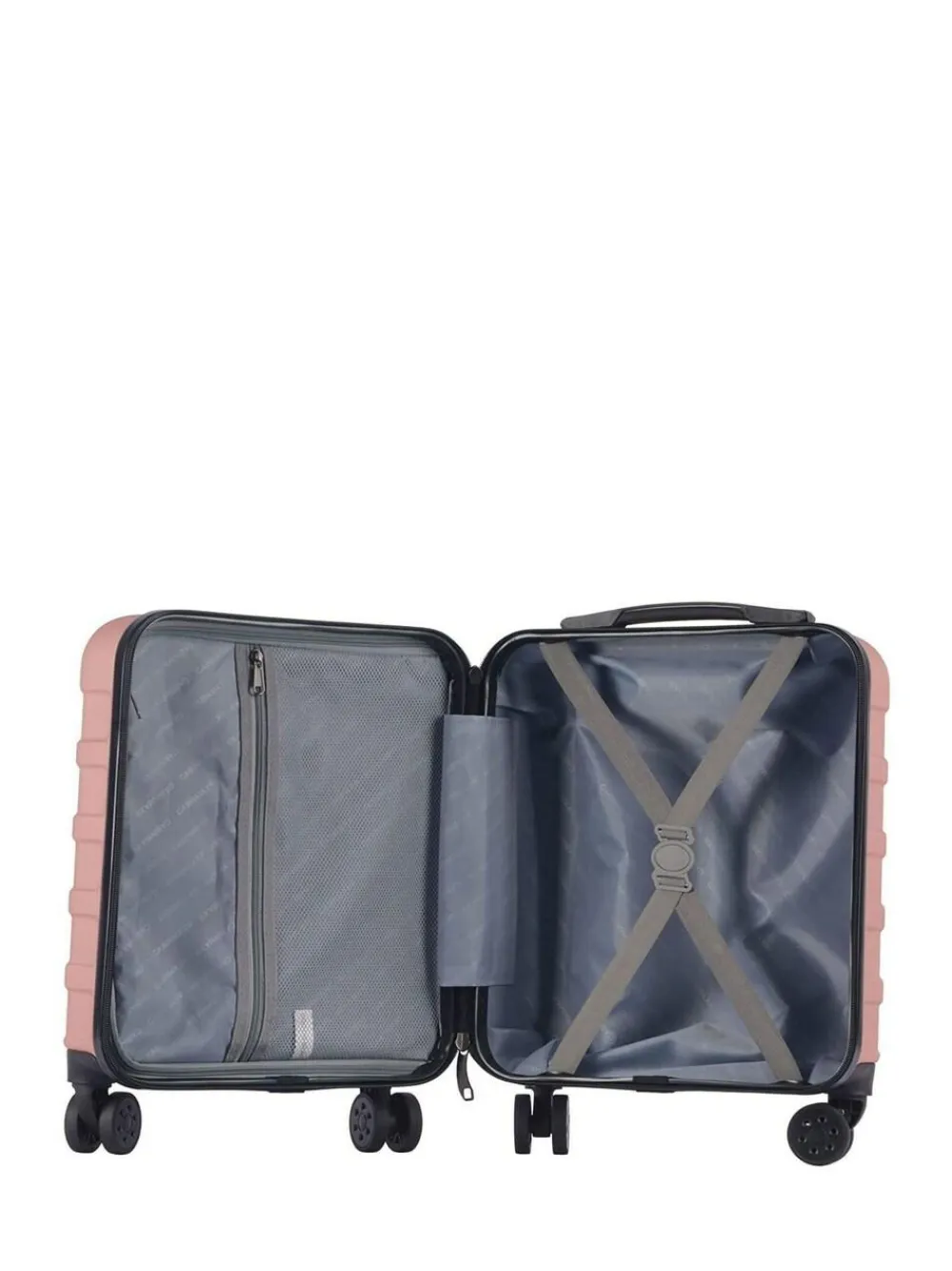 Cabin Max Rose Gold Anode 30L Underseat Hand Luggage Cabin Case for EasyJet 45x36x20cm^Women Luggage