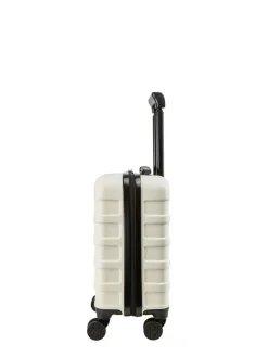 Cabin Max White Anode 30L Underseat Hand Luggage Cabin Case for EasyJet 45x36x20cm^Women Luggage