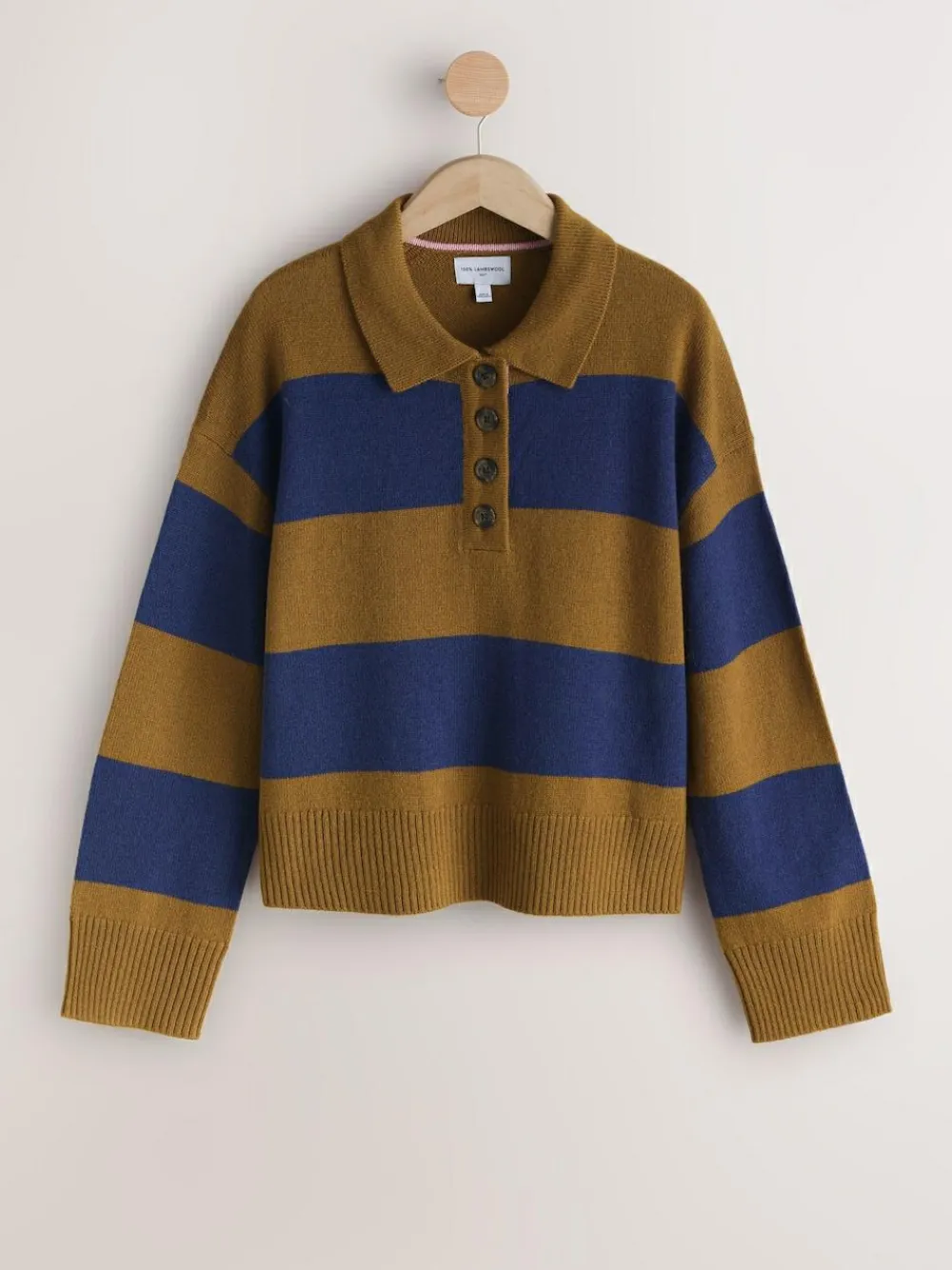 Next 100% Wool N.Premium Polo Jumper^Women Nightwear|Knitwear