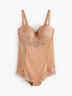 Next Firm Tummy Control Cupped Lace Body^Women Shapewear