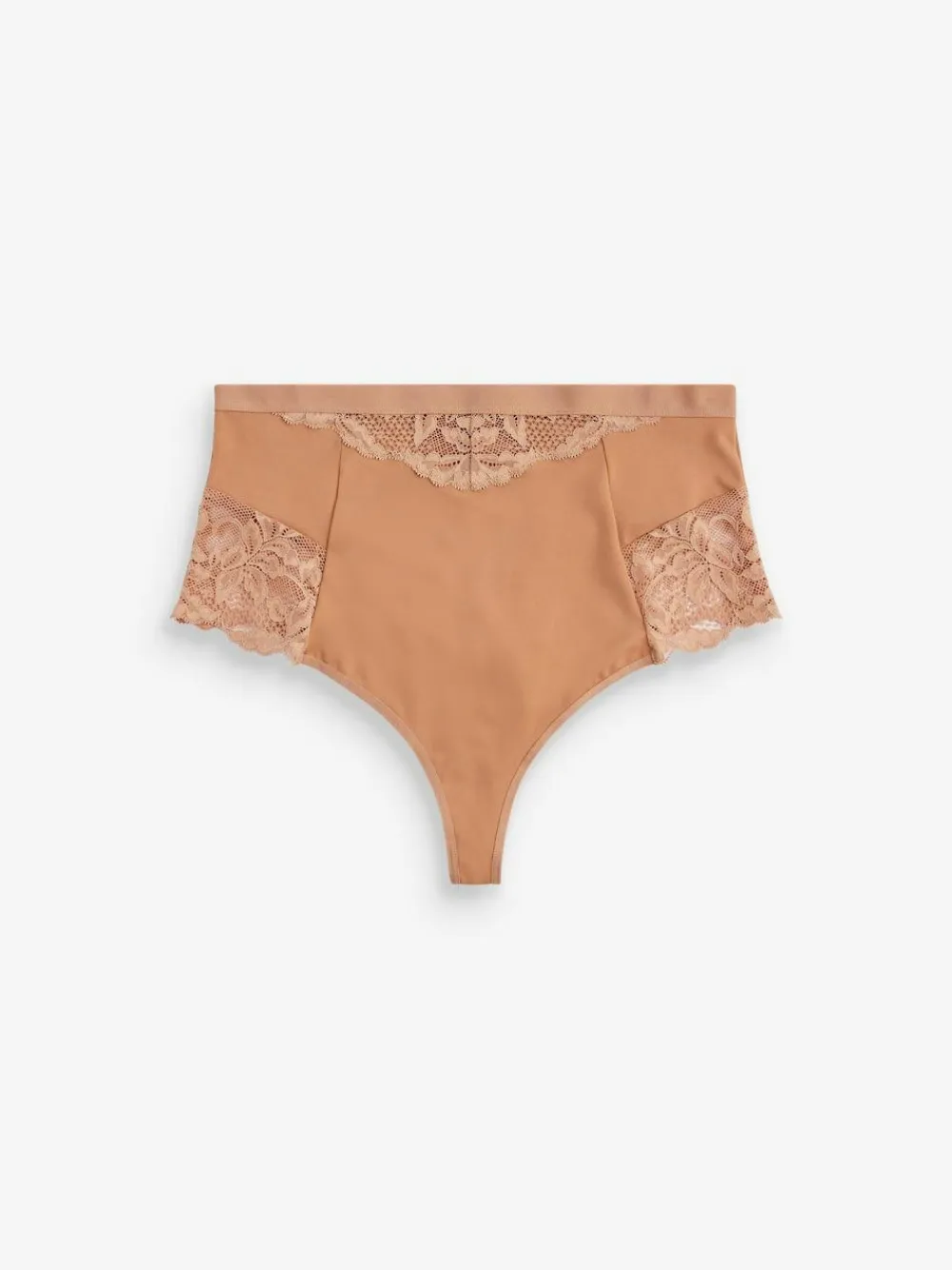 Online Next Tummy Control Light Shaping High Waist Thongs 2 Pack Caramel Nude