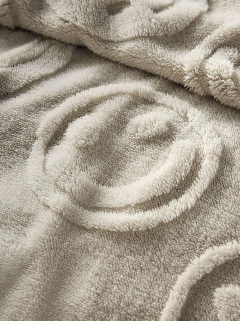 Clearance Next Carved Happy Faces Fleece Throw