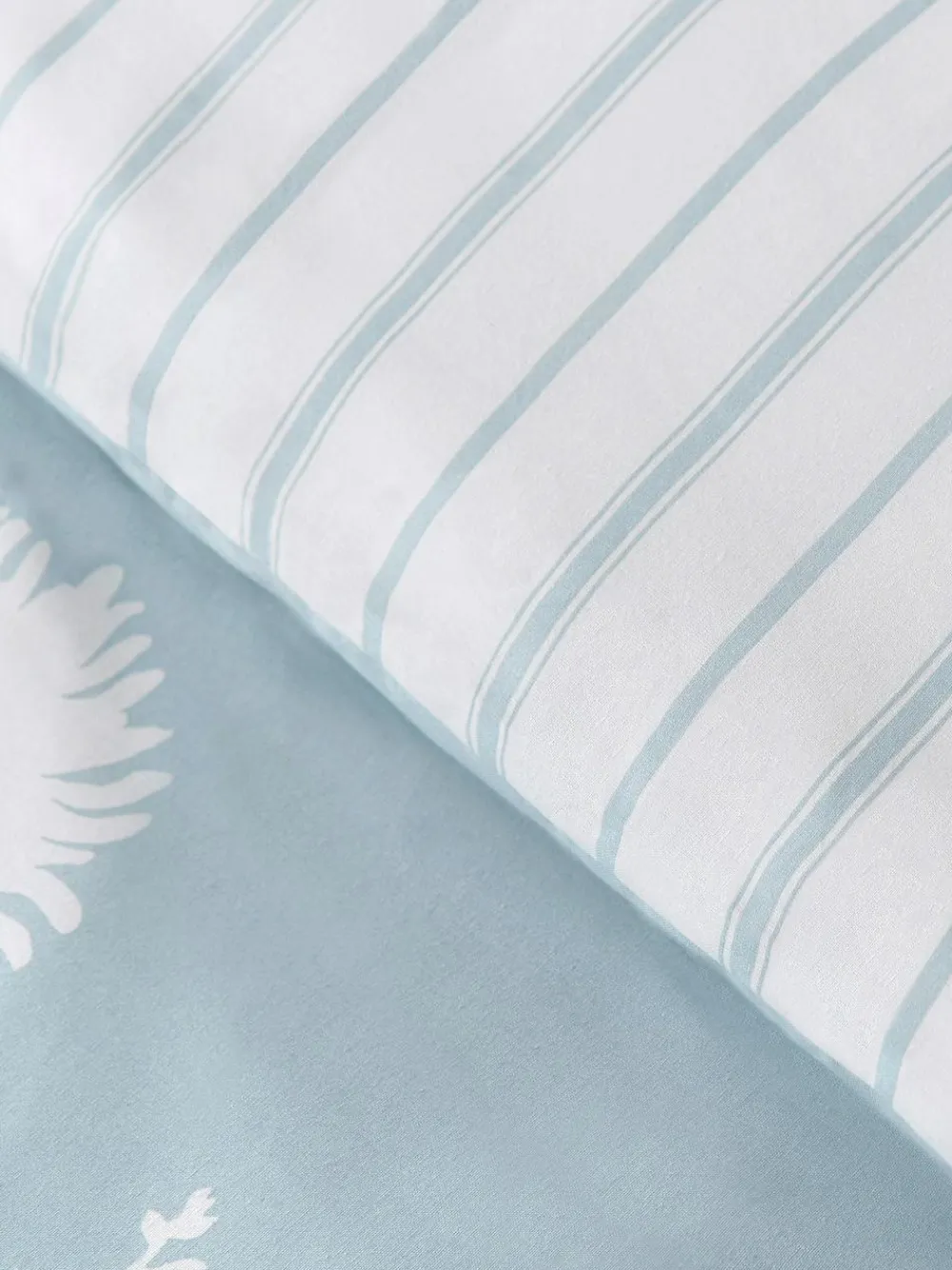 Catherine Lansfield Blue Meadowsweet Floral Reversible Duvet Cover Set^ Branded Bedlinen