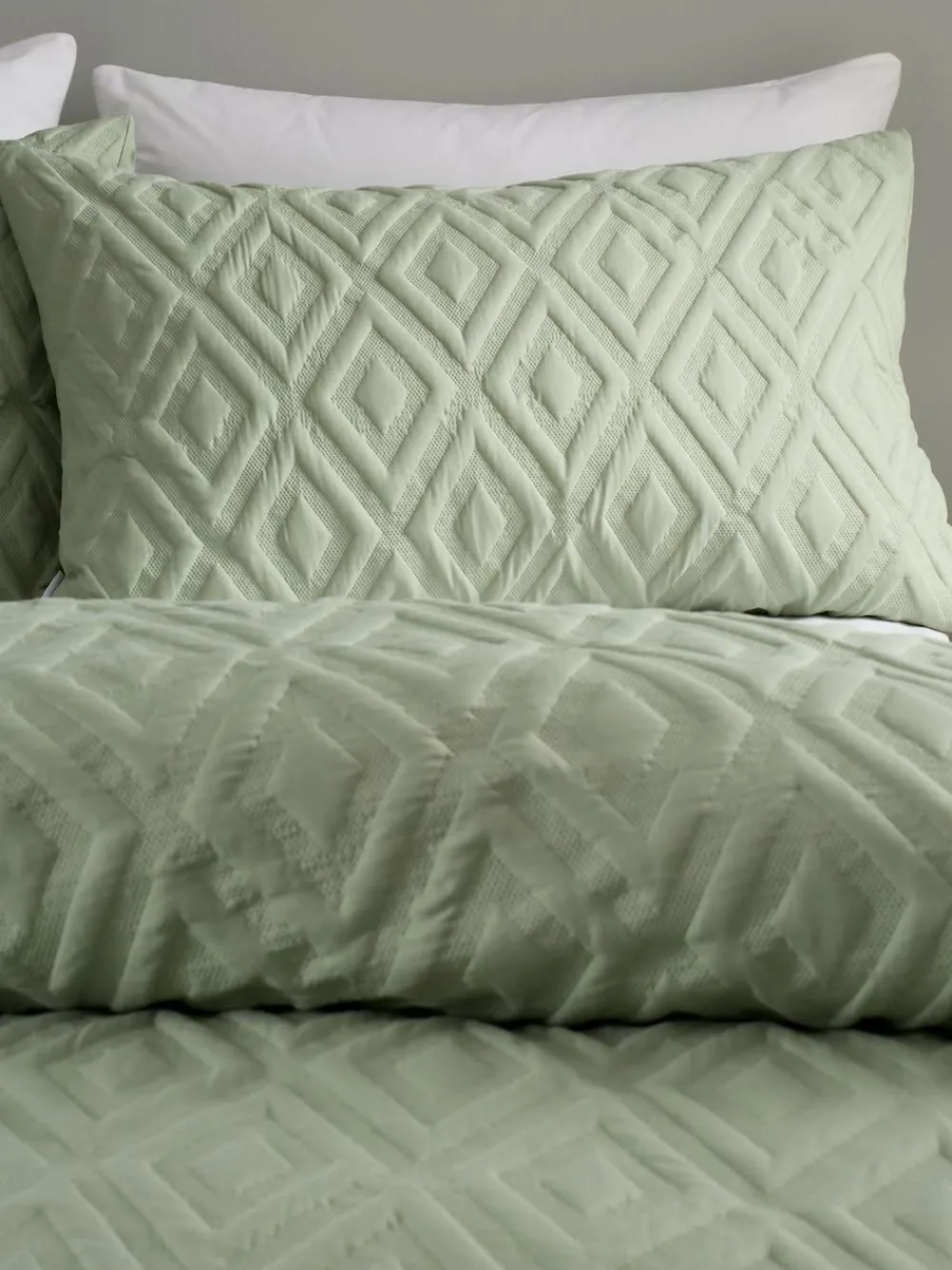 Catherine Lansfield Jacob Geo Soft Touch Non-Iron Duvet Cover Set^ Branded Bedlinen