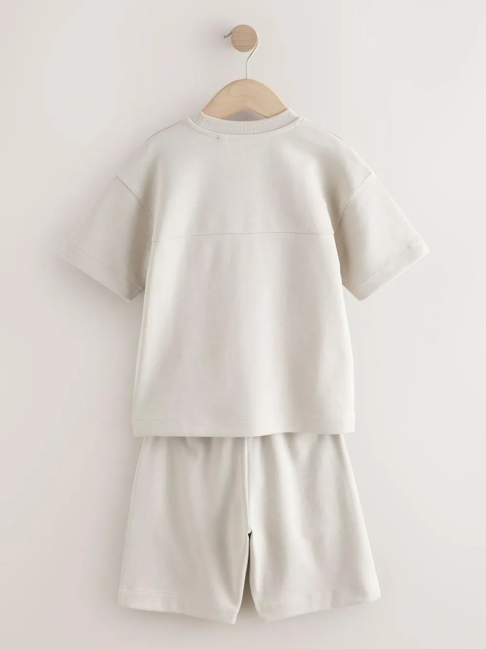 Next Relaxed Fit Heavyweight T-Shirt and Shorts Set (3-16yrs)^BOY Tops|Shorts