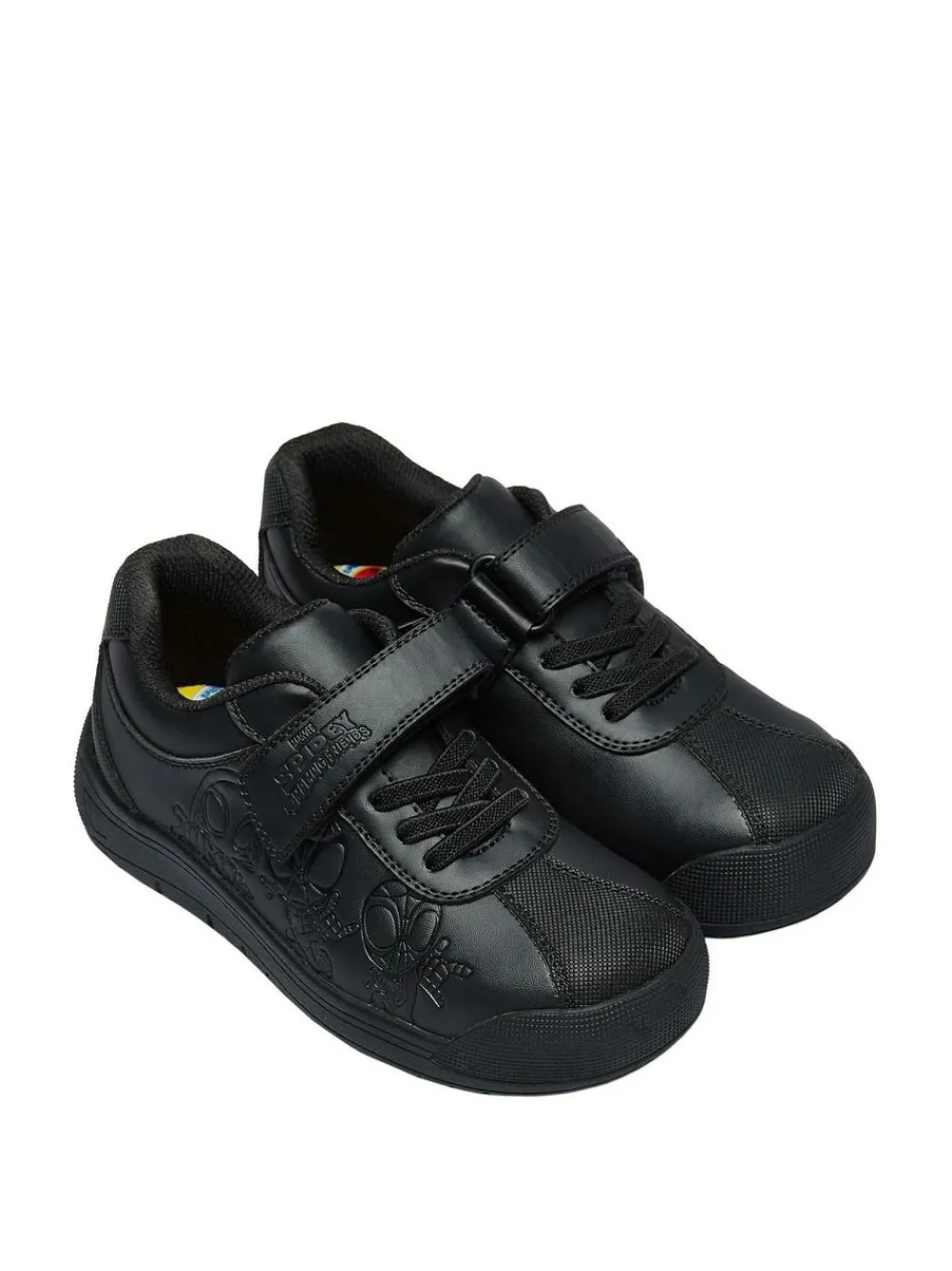 Character Black Marvel Spidey And His Amazing Friends School Shoes^BOY School Shoes|Boys Shoes