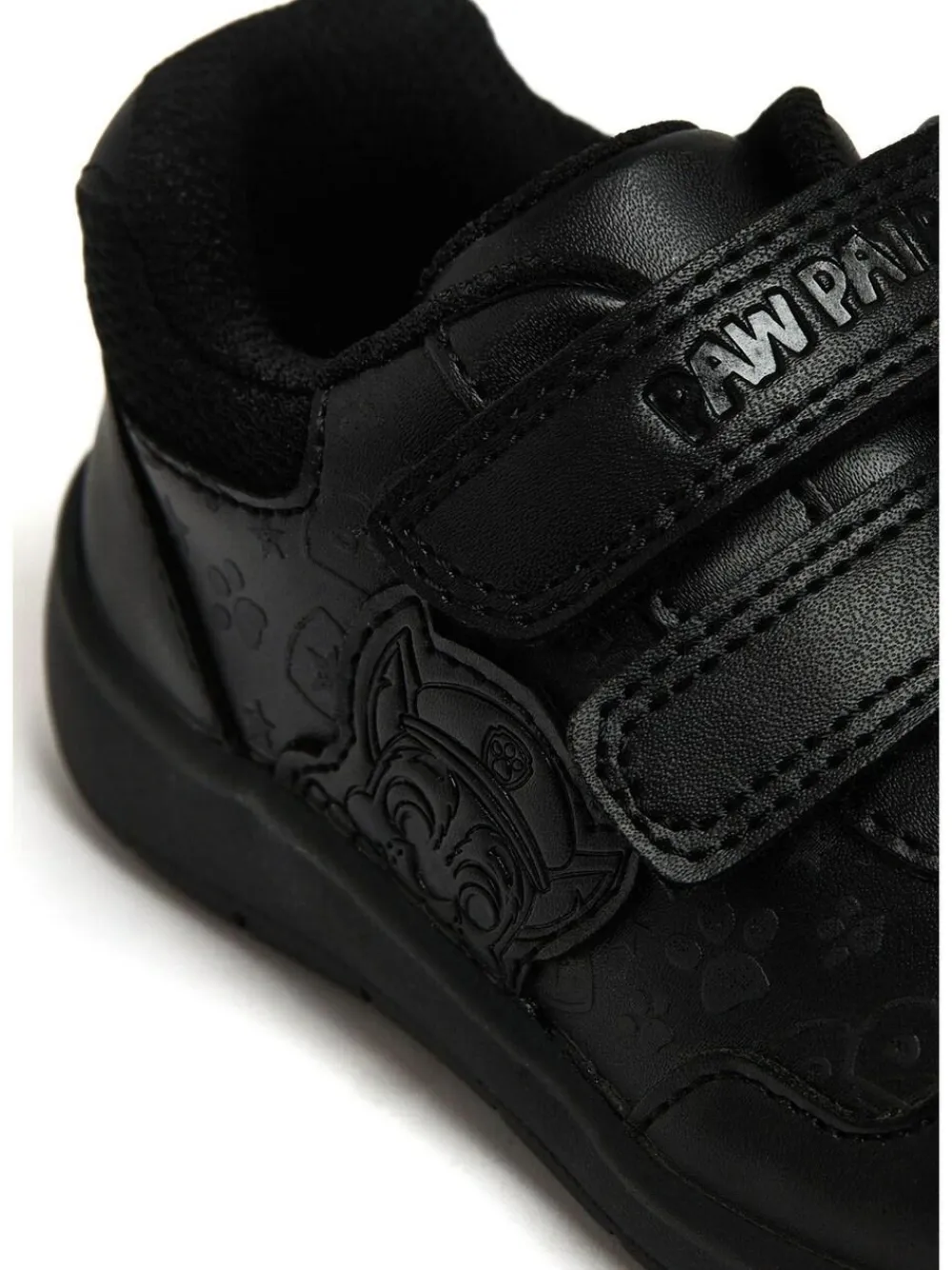 Character Black Paw Patrol Boys School Shoes