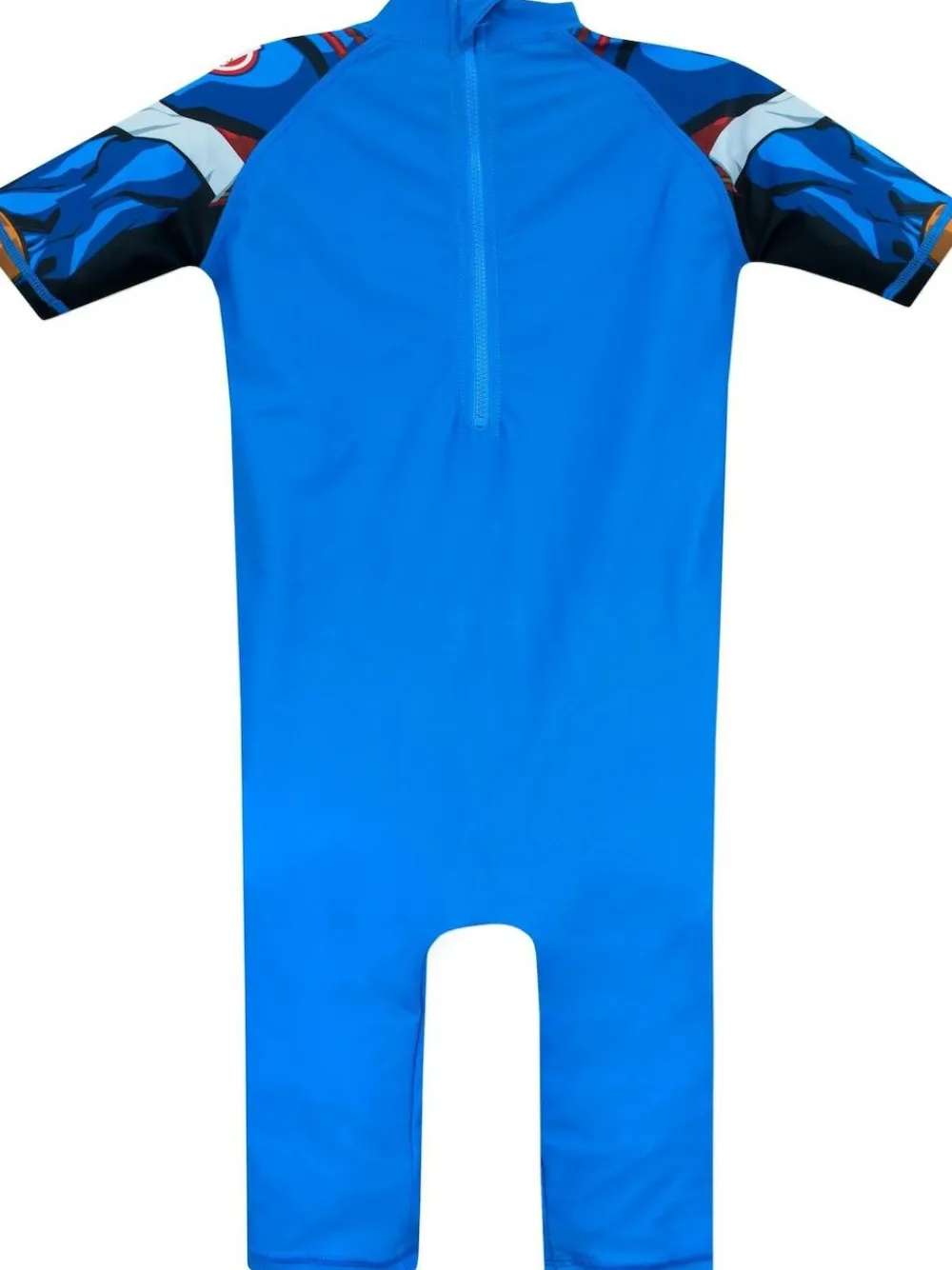Character Blue White Marvel Avengers Captain America One Piece Swimsuit^BOY Swimwear|Swimwear
