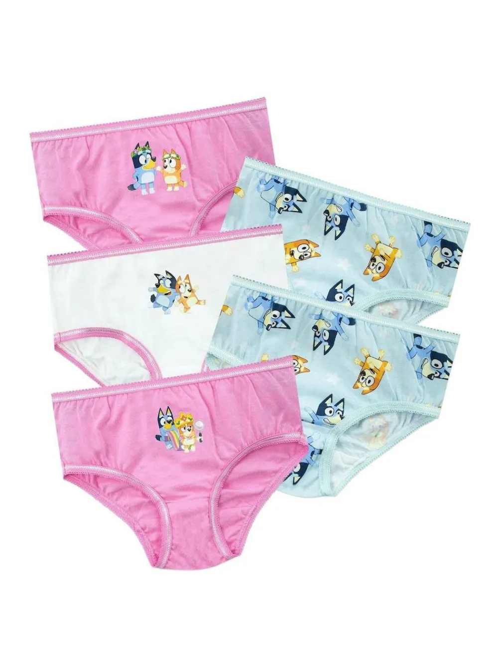 Best Character Grey Kids Multipack 100% Cotton Underwear 5 Packs