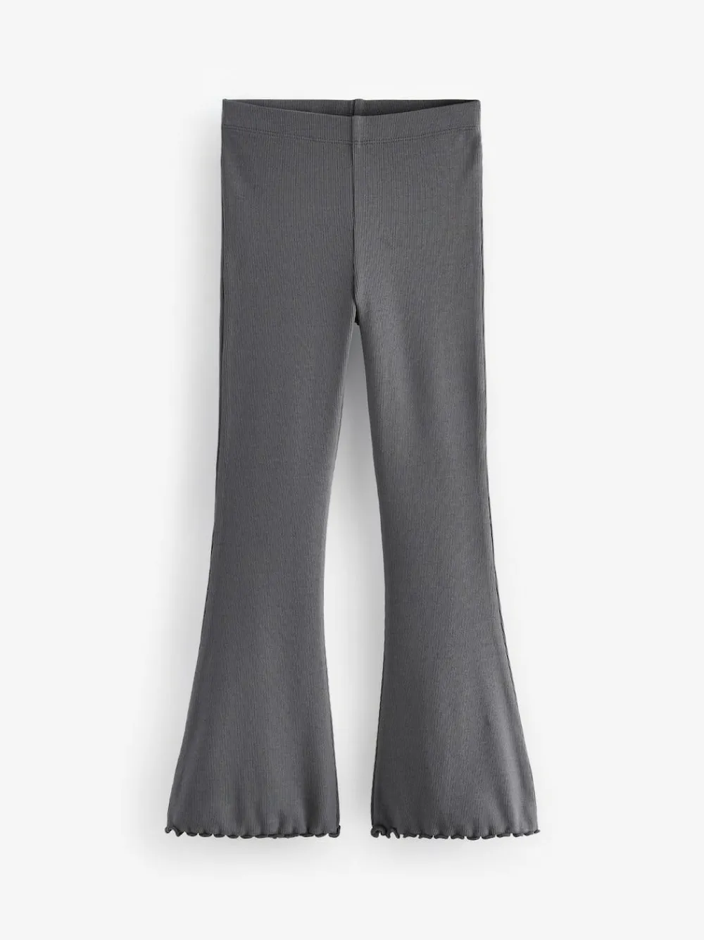 Next Charcoal Grey 1 Pack Rib Flare Leggings (3-16yrs)^ Pants & Leggings|Pants & Leggings