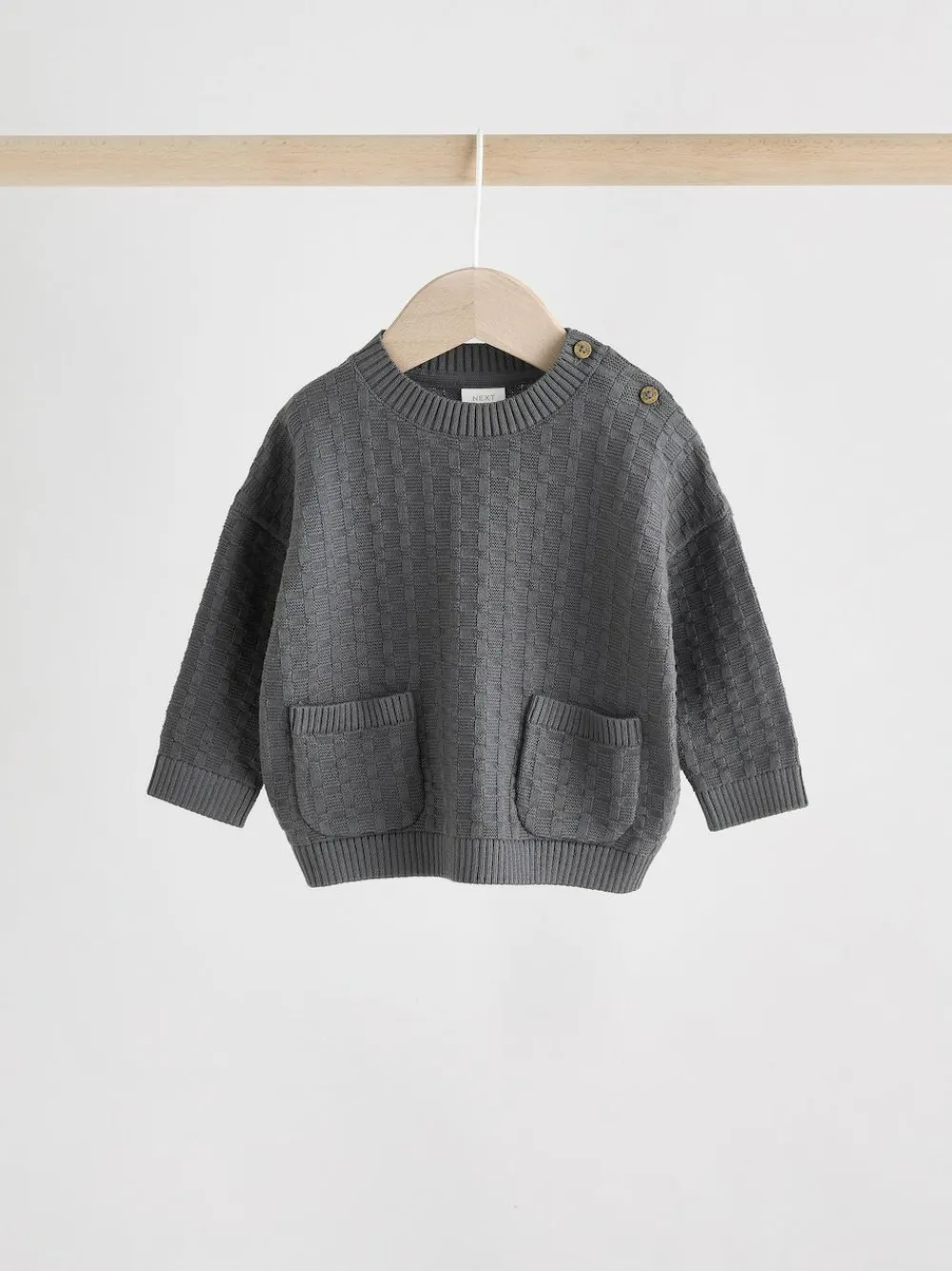 Next Baby Textured Knitted 100% Cotton Jumper and Leggings Set (0mths-3yrs)^BOY Baby Winter Clothing|Knitwear
